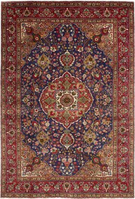 Tabriz Tappeto persiano 210x310 Blu (Iran) Annodato A Mano