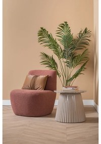 Poltrona rosa in tessuto bouclé Ada - Leitmotiv