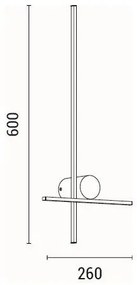 Applique a LED LED/12W/230V 3000K