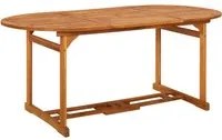 Tavolo da Pranzo per Esterni 180x90x75cm Legno Massello Acacia 315948