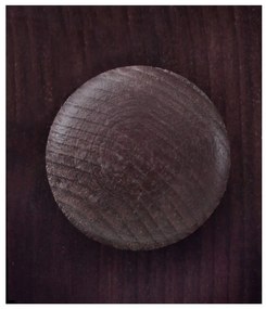 Vetrina in legno di pino marrone scuro 95x35 cm Lisa - Støraa