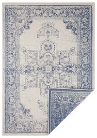 Tappeto da esterno blu e crema , 160 x 230 cm Borbon - NORTHRUGS