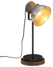 Lampada Da Scrivania 25 W Argento Vintage 17x17x50 Cm E27 /