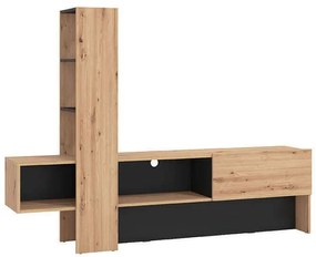 DODO - porta tv moderno colore rovere con un'anta