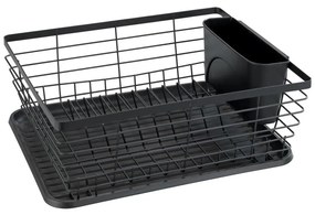 WENKO 54766100 - Scolapiatti BLACK OUTDOOR KITCHEN 36x30 cm nero/nero