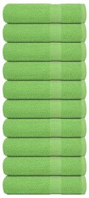 Asciugamani Doccia 10pz Verde Mela 70x140cm 360g/m² 100% Cotone /