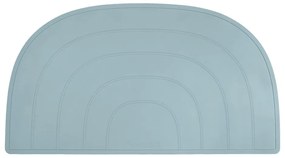 Tovaglietta Rainbow in silicone blu, 47 x 26 cm - Kindsgut