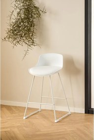 Sgabello da bar bianco (altezza della seduta 66 cm) Tina – Actona