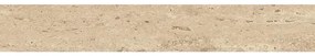 Piastrella battiscopa POMPEI DO.BTS7,2X60 in monocottura smaltata avorio opaco L 60 x H 0.8 cm x Sp 8 mm confezione da 6 ml
