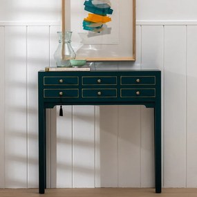 Consolle blu 26x85 cm Diana - Ixia