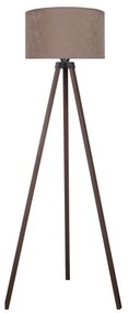 Brilagi - Lampada con piedistallo VELVET 1xE27/60W/230V marrone/beige