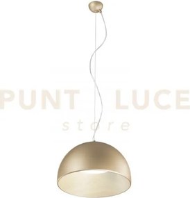 Lampadario a sospensione led coco oro 30w 3840 lm 3000 4000 6500k d...