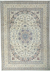 Nain Tappeto 440x310 Beige (Iran) Annodato A Mano