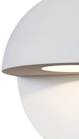 Lampada Da Parete Moderna Da Esterno Alluminio Bianco Luce Led 4,6W Ip54