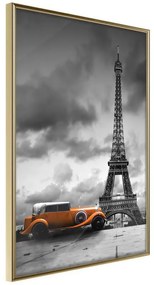 Poster  Under the Eiffel Tower  Cornice Quadri Cornice d'oro, Larghezza x Altezza Home decor 20x30