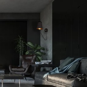 Applique VICTORIA 1xE27/60W/230V nero