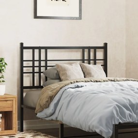 Testiera İn Metallo Nero 107 Cm /