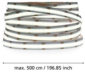 Strice Led Moderno Cob Stripe Policarbonato Bianco Led Integrato 33W