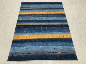 Loribaft Tappeto persiano 150 x 210 Blu (Iran) Annodato A Mano