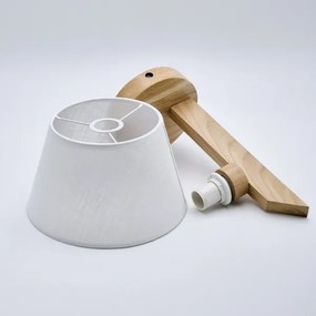 Lampada da parete ANTONIO 1xE14/40W/230V rovere