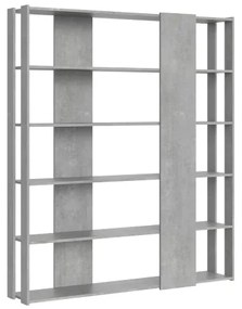 Libreria con 6 ripiani in legno Cemento 178x204h cm - KATO B