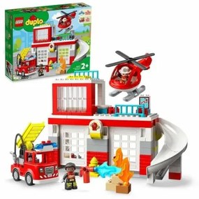 Playset Lego 10970 DUPLO Fire Station and Helicopter (117 Pezzi)