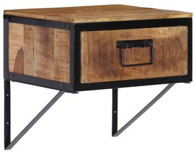 Comodino 40x35x40 Cm İn Legno Massello Di Mango /