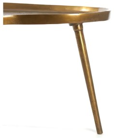 Tavolino da salotto in metallo 60x80 cm Lienz - Light &amp; Living