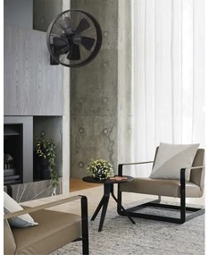 Lucci air 213124 - Ventilatore da parete BREEZE 55W/230V nero + tc