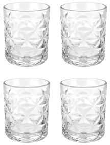 Set 4 bicchieri acqua Estrella in vetro