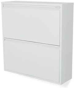 Scarpiera bianca in metallo Billy - Spinder Design