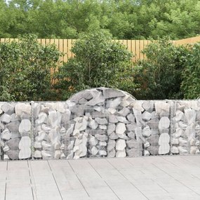 Cesti Gabbioni Ad Arco 20 Pz 200x30x80/100 Cm Ferro Zincato /