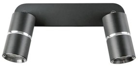 Faretto BAMBOO 2xGU10/10W/230V nero