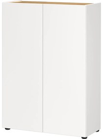 Armadietto bianco con effetto rovere 74x105x33 cm Alviano – Germania