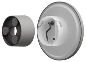 Applique a LED da esterno PIATTA LED/9W/230V 3000/4000/6000K IP44 grigio