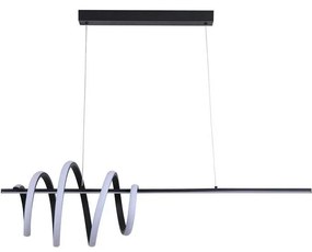 Searchlight 22510BK - Lampada a sospensione dimmerabile su cavo SWORD LED/40W/230V 3000K