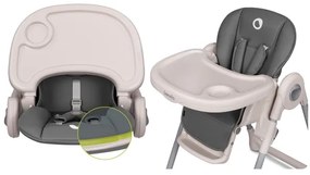 Lionelo - Sedia da pranzo per bambini ZANNA grigio