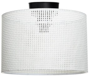 Plafoniera color crema con paralume in tessuto ø 30 cm Goza – Squid Lighting