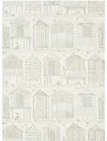 Strandhäuser Tapete Beach Huts von Sanderson - Driftwood