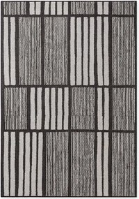 Tappeto da interno/esterno nero/color crema 160x230 cm Haringey Allington – Ted Baker