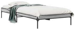 Giroletto Grigio Sonoma 100x200 Cm Legno Multistrato E Metallo /