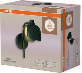 Osram - Lampada da parete DECOR COROLLE 1xG9/20W/230V verde