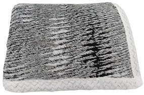 Coperta nera in sherpa 150x200 cm Marble – My House