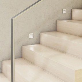 RED - R12013 - Lampada LED da esterno da incasso LED/3W/230V IP54 bianco