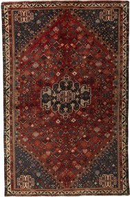 Shiraz Tappeto 160 x 250 Rosso (Iran) Annodato A Mano