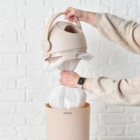 Nattou - Cestino per pannolini e fasciatoio SOFTY 50x70 cm beige