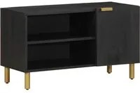 Mobile Porta TV Nero 80x33x46 cm in Legno Multistrato 4017663