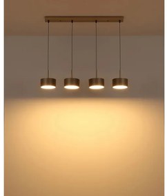 Globo 56964-4H - Lampadario sospeso su cavo RAYMOND LED/40W/230V 3000K ottone