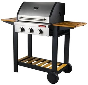 barbecue a gas sandrigarden "oceania" 3 bruciatori 130x58x115 cm