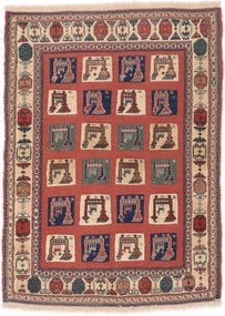 Kilim Tappeto persiano 100x140 (Iran) Tessuto A Mano